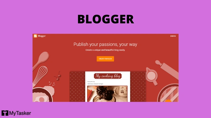 blogger platform logo
